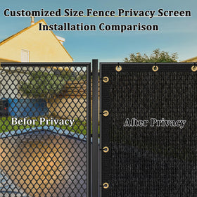 Shade&Beyond yard installation demonstrates quick setup for private outdoor spaces.