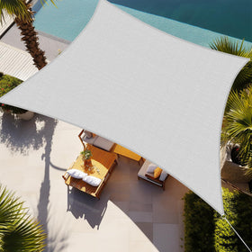 Shade&Beyond sun shade sail fabric close-up showing UV protection and breathable weave.