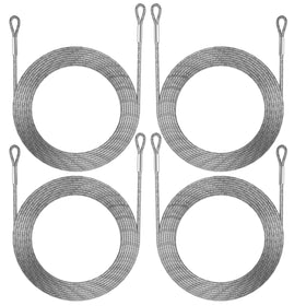 ShadeMart 48 ft wire cable rope kit with stainless coating for durable shade sail installation.