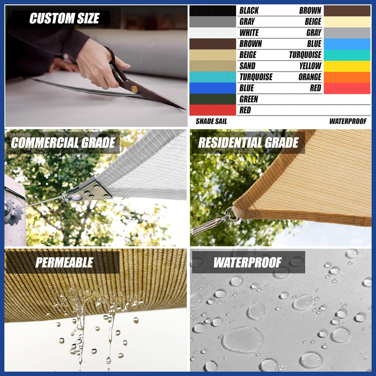 ShadeMart shade sail cools an outdoor lounge by reducing heat exposure.