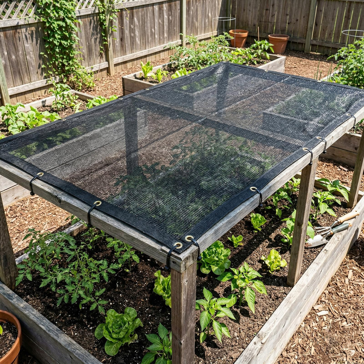 ShadeMart UV-resistant polyethylene fabric endures sun exposure