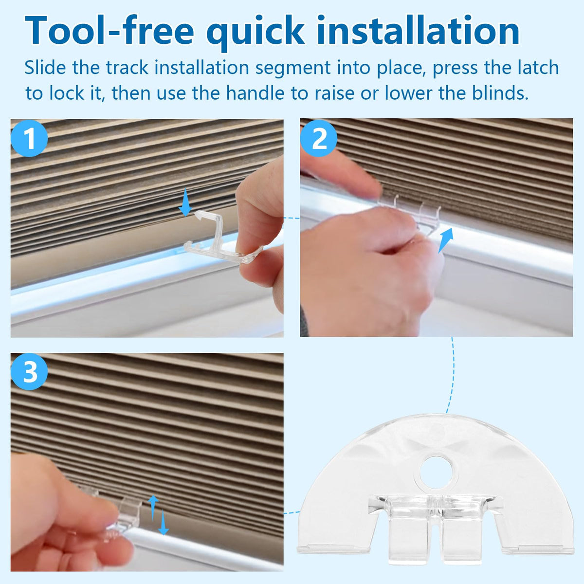 SHAHN tool-free installation lift handle, easy upgrade
