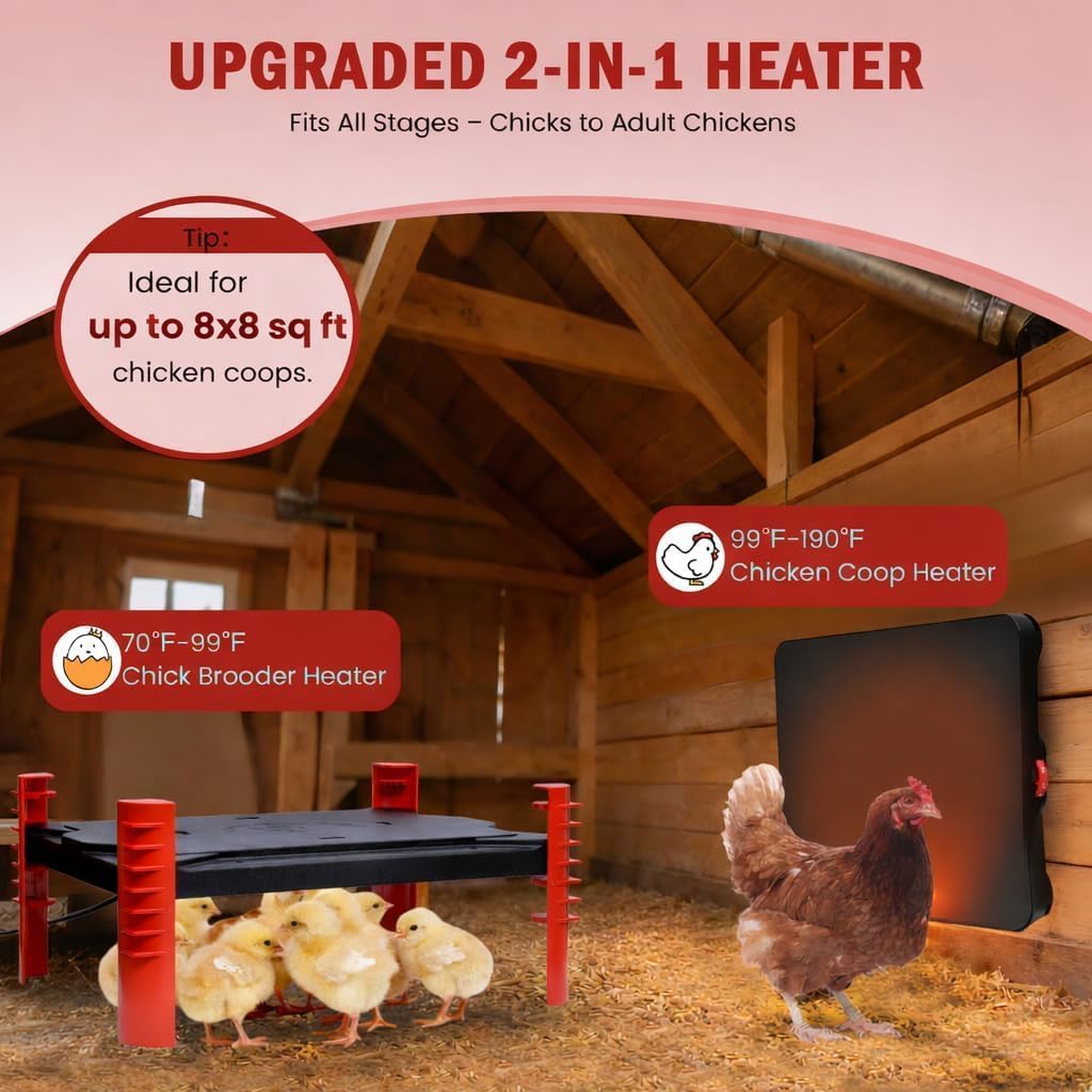 Shaledig adjustable heat range plate adapts as chicks grow