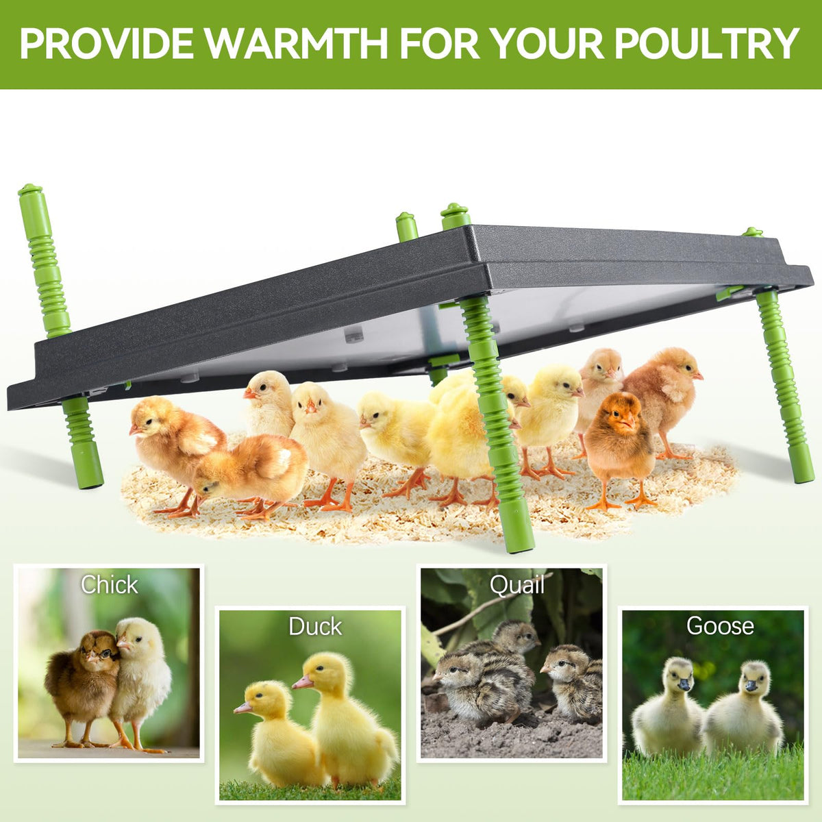 Shaledig sturdy four legs keep the heater steady on any surface