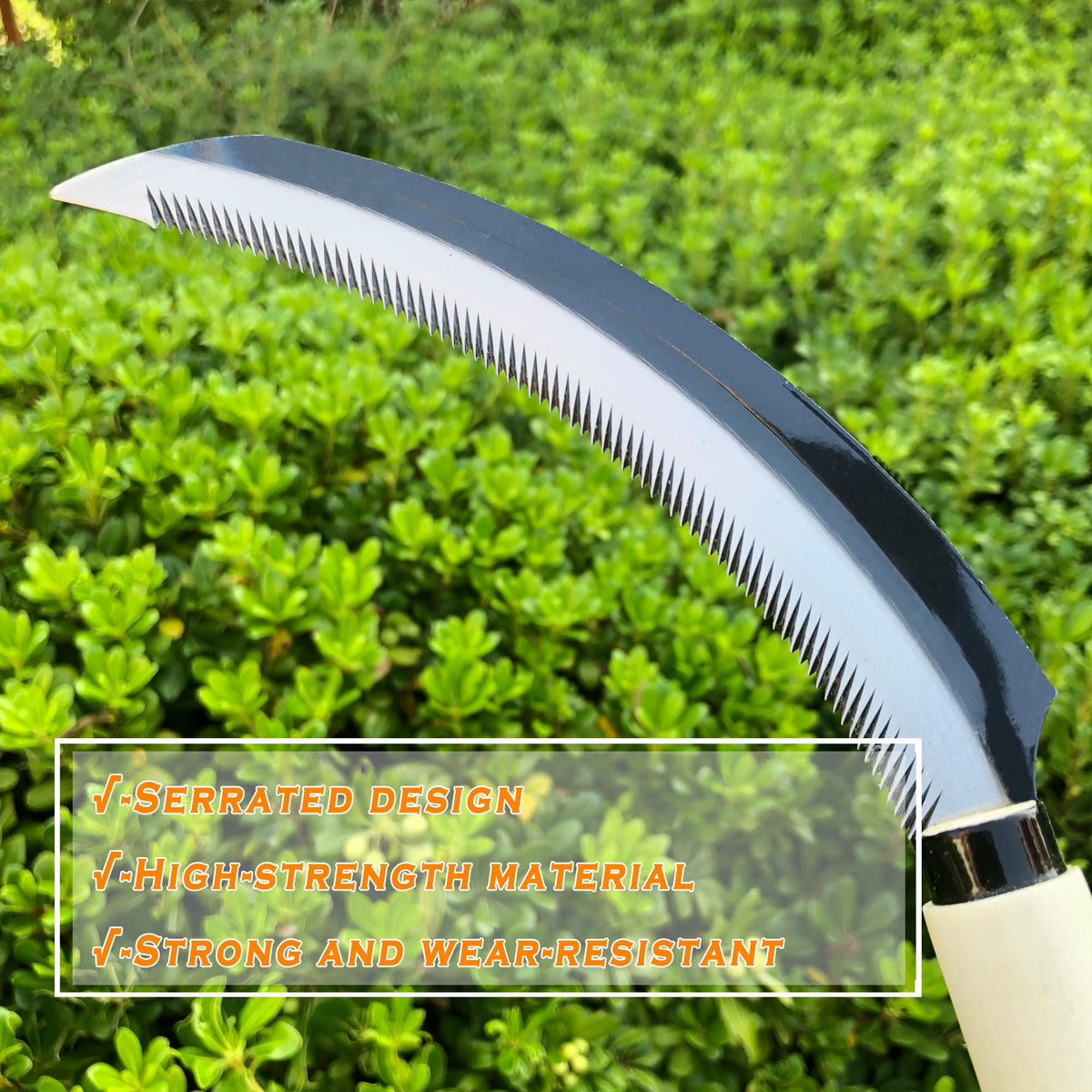 SHANFEEK garden tool in use for loosening soil and weed removal