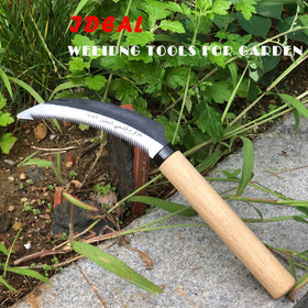 Shanfeek gardening tool is ideal for weeding, loosening soil, and bed prep.