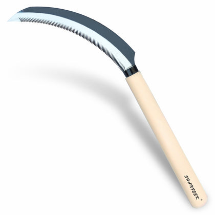 SHANFEEK grass sickle with sawtooth edge for precise weed cutting