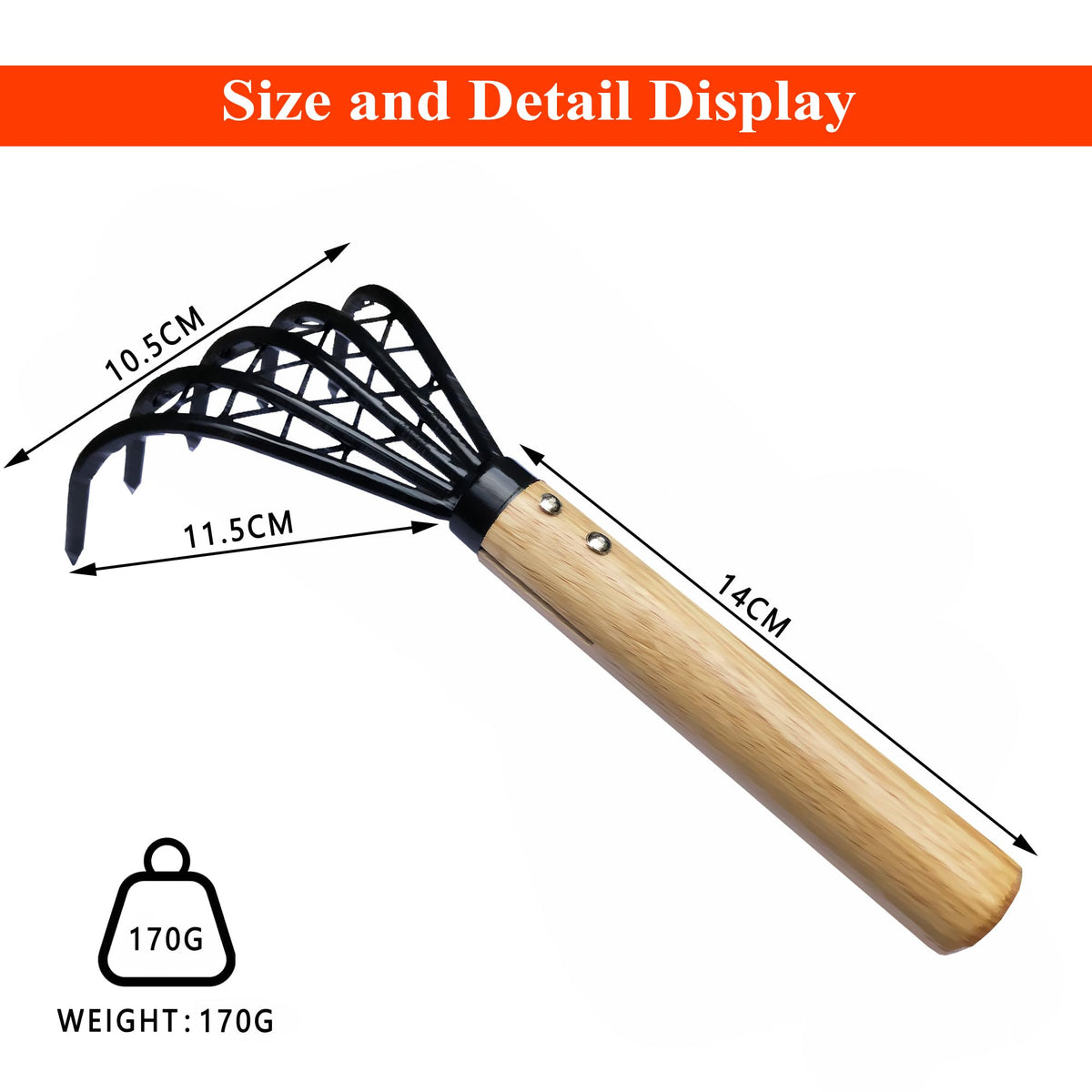 SHANFEEK weeding removal tool keeps beds tidy.