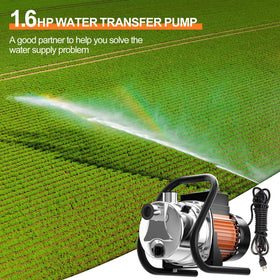 SHANGDA shallow-well pump top view demonstrates intuitive layout and quick wiring access