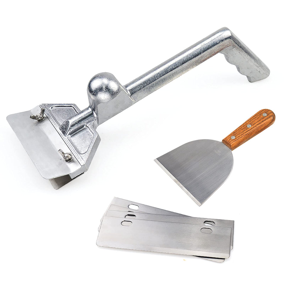 SHANGPEIXUAN grill scraper with 5 blades for quick debris removal