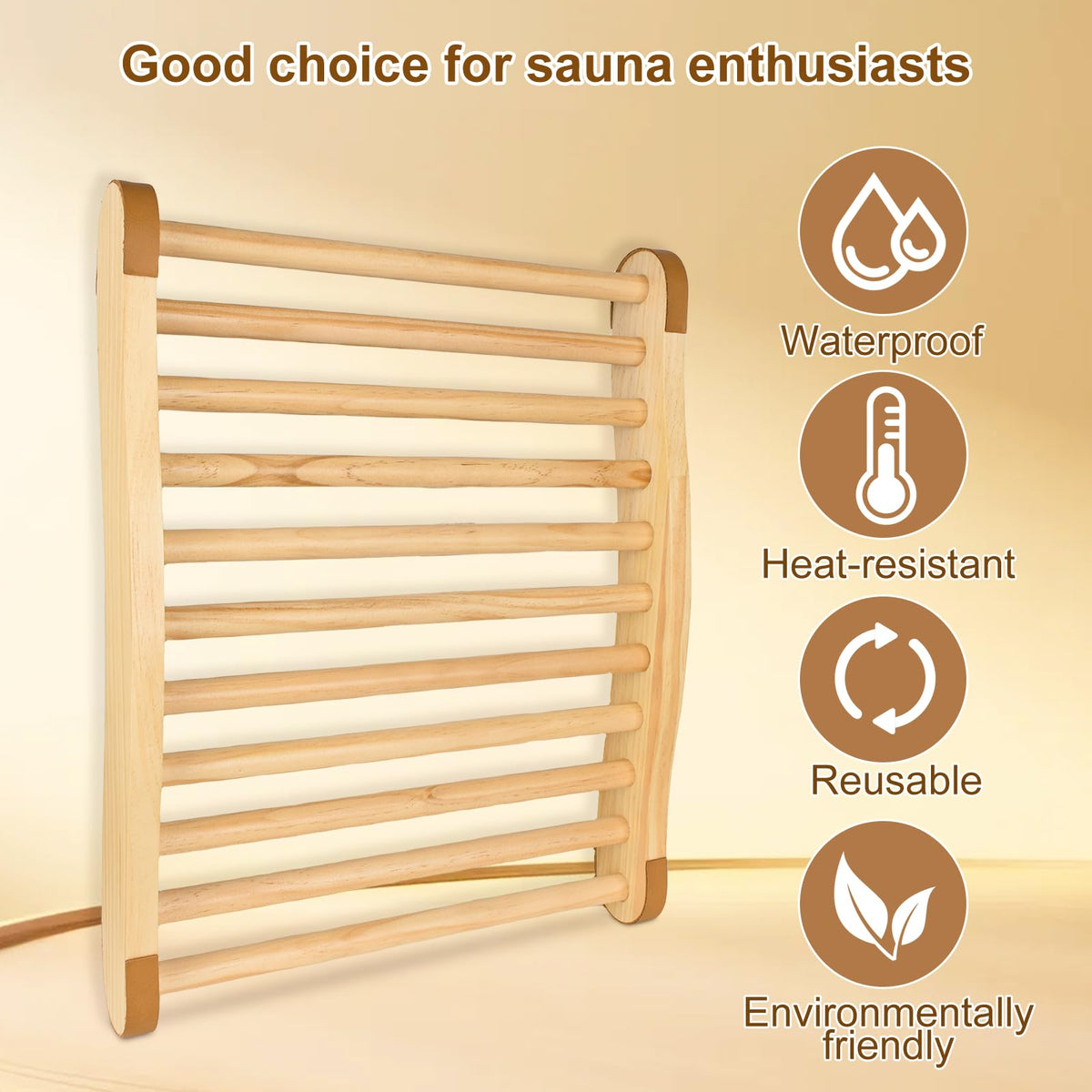 Shanshanshop sauna backrest 2pcs - 18x12 inch size for full back support
