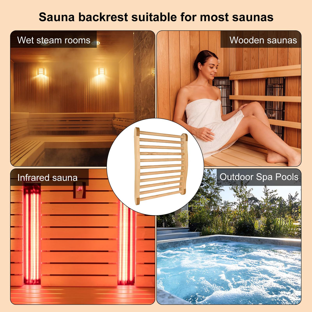 Shanshanshop infrared sauna accessory - enhances posture and relaxation