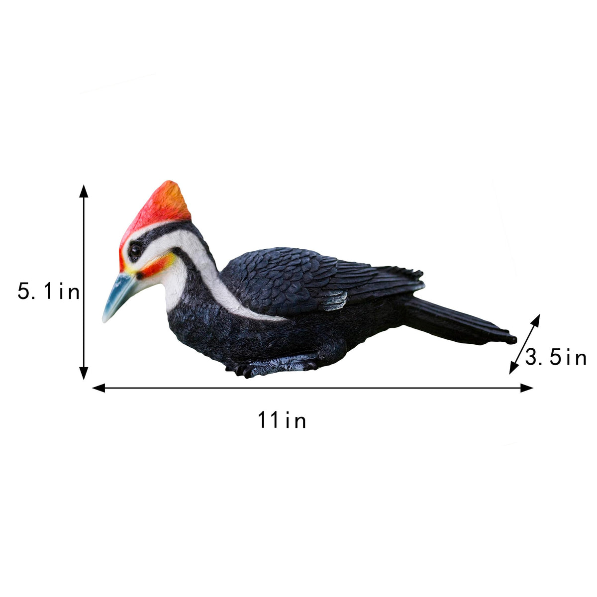 SHAODIE outdoor resin woodpecker ornament for porch or garden
