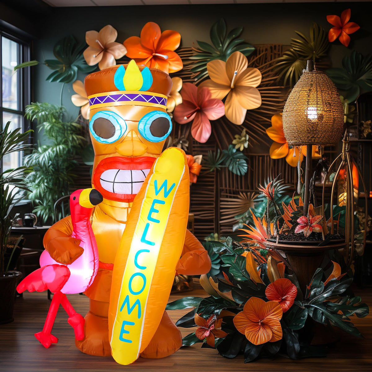 Shappy 59-inch inflatable brings tropical flair to yards and pools