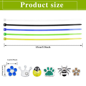 Shappy adjustable 5.9-inch leg bands fit various birds safely and securely.