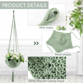 Shappy handcrafted jute weave adds rustic charm and sturdy support