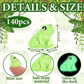 Shappy glow-in-the-dark mini frogs add night-time charm to gardens