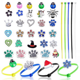Shappy poultry charms with color leg bands for quick identification in the coop.