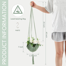 Shappy S-shaped hook included for quick, secure hanging