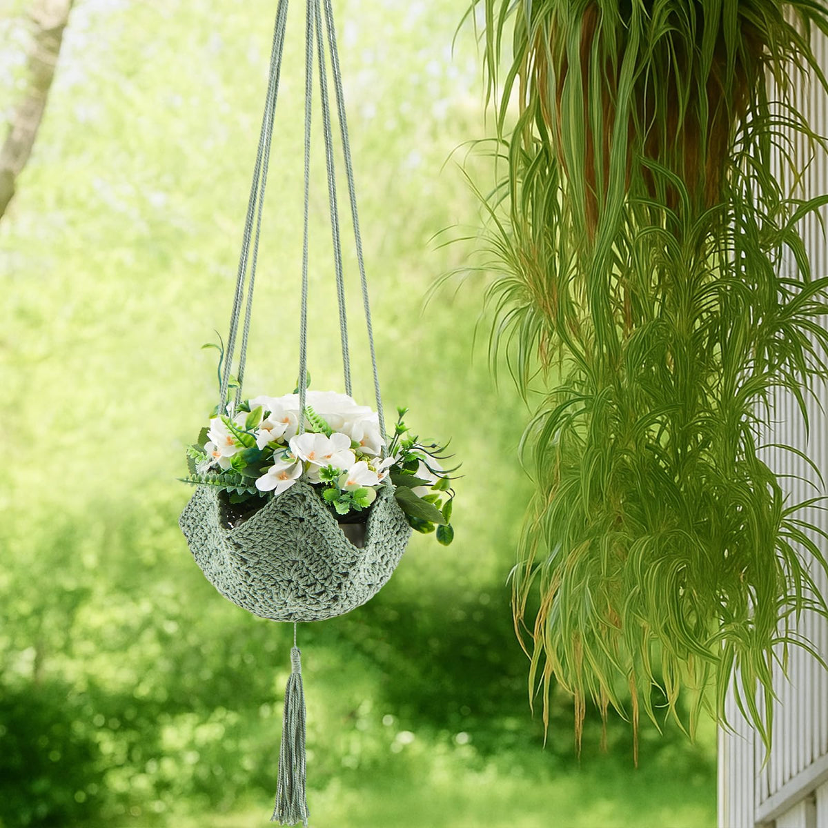 Shappy sage green color blends with many decor styles