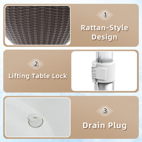 SHAREWIN drainage plug makes post-event cleanup fast