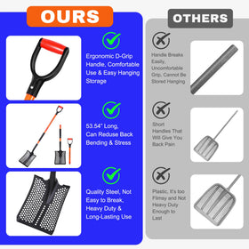 SHARK ATTACK versatile use for beach, garden, farm cleanups.
