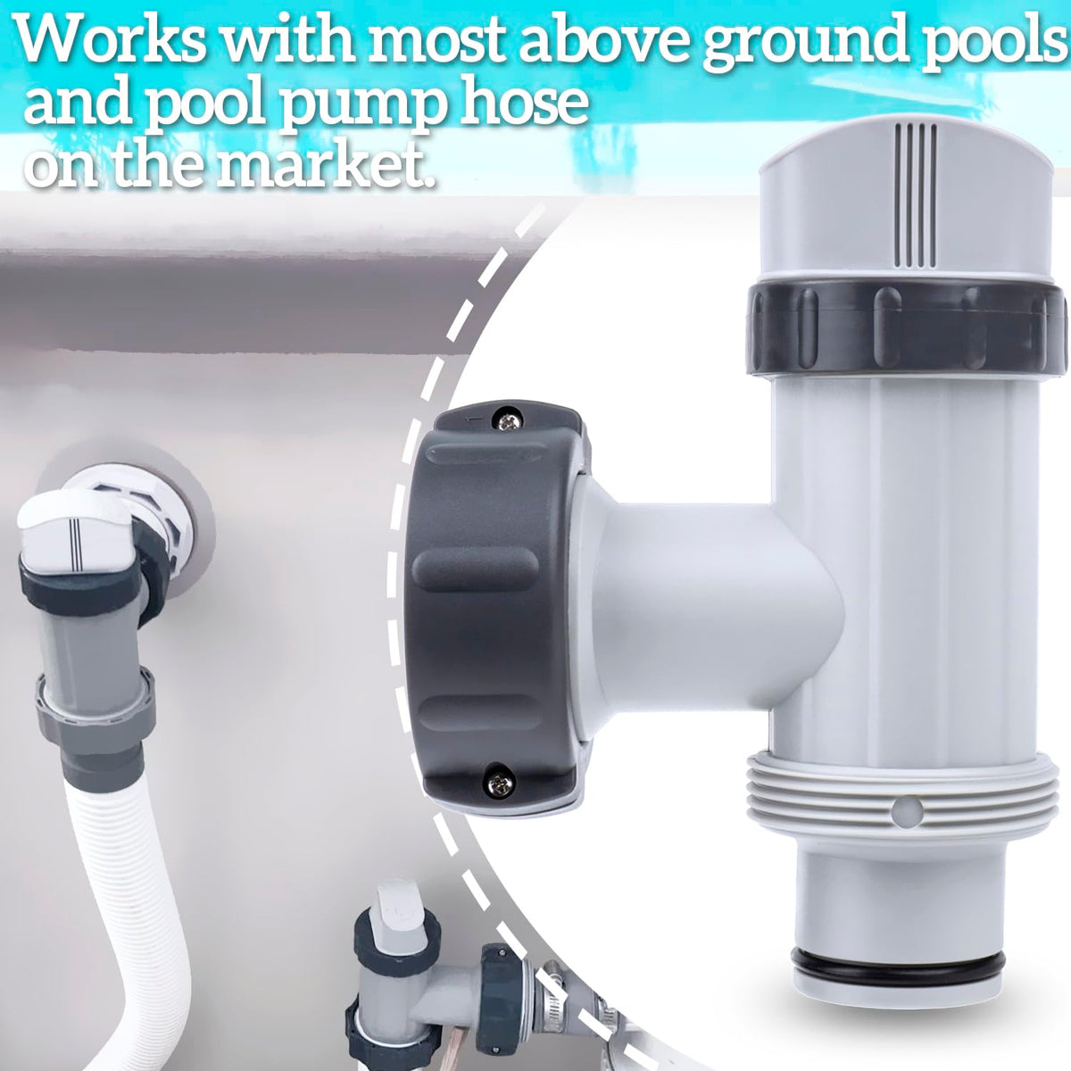 Sharutia water flow control valve in use for easy maintenance