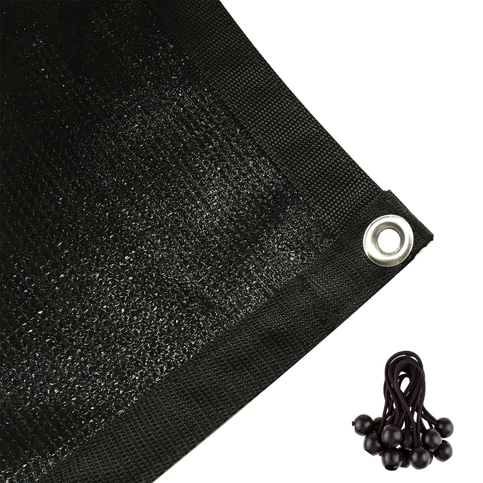 Shatex 90% shade cloth close-up shows durable HDPE material for long-lasting shade solutions.