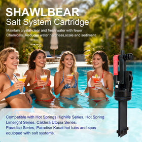 SHAWLBEAR titanium chlorine generator inside view for steady spa sanitization