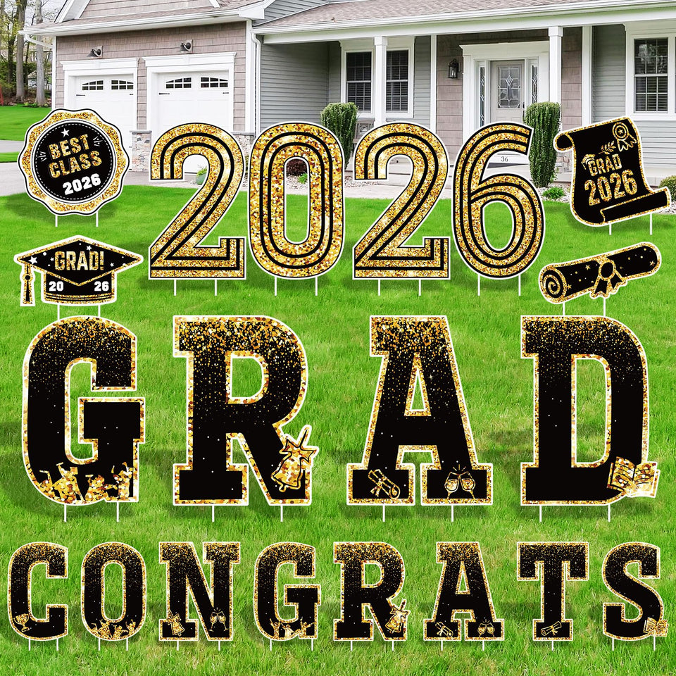 Shearly graduation yard sign 2026 letters for outdoor display