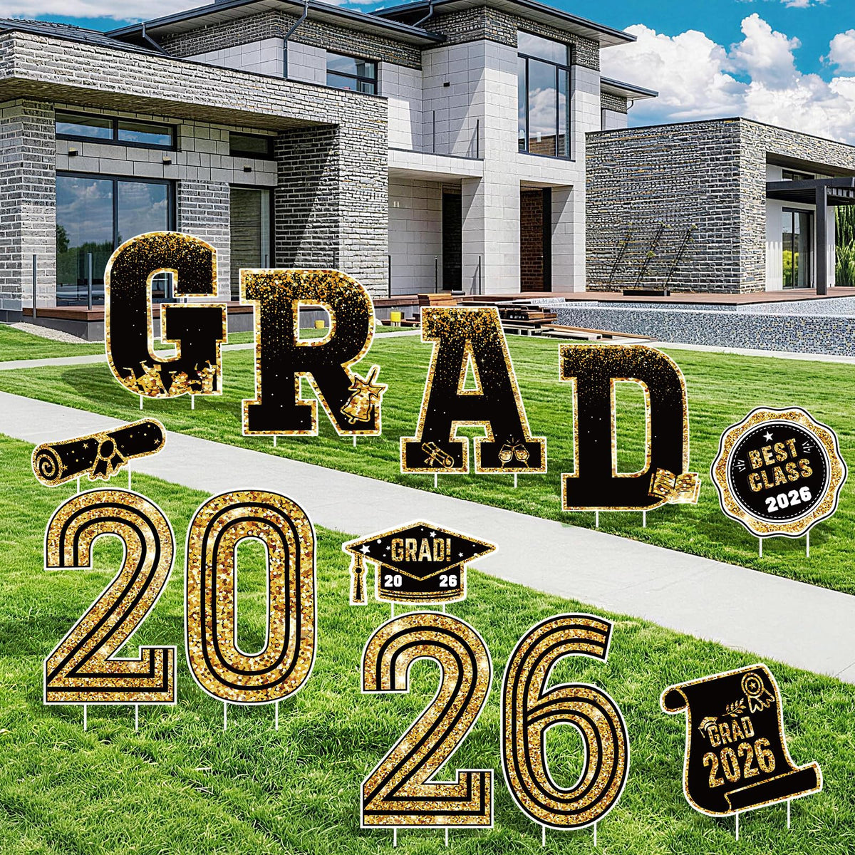 Weatherproof corrugated plastic ensures long-lasting outdoor use