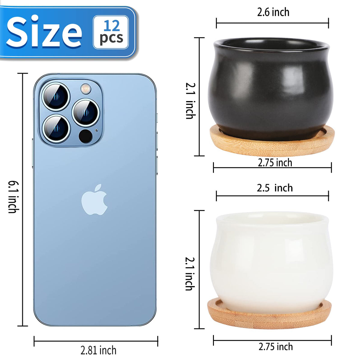 SHECIPIN pot with drainage hole supports healthy root growth