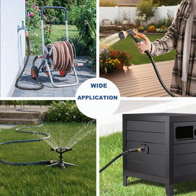SheeChung all-weather hose performs in sun or frost for year-round use.