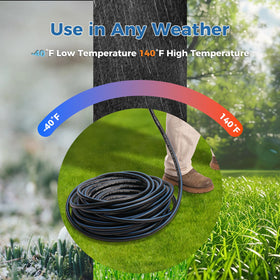 SheeChung compact hose includes extra washers for quick setup.