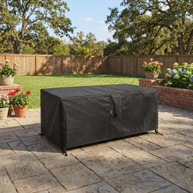 Deck box cover with four buckles from SheeChung stays secure
