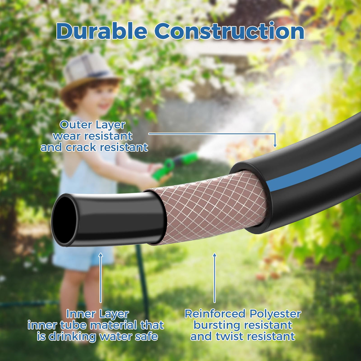 SheeChung female-to-female connector ensures leak-free hose reel connections.