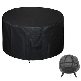 SheeChung Fire Pit Cover 36x34 fits Ikuby Sphere for patio protection