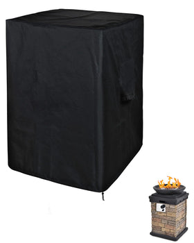 SheeChung square fire pit cover for 21x21 inch pits with 33 inch height, protective outdoor use