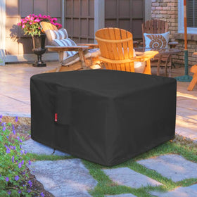 SheeChung fire pit cover fabric close-up, 600D material for durability