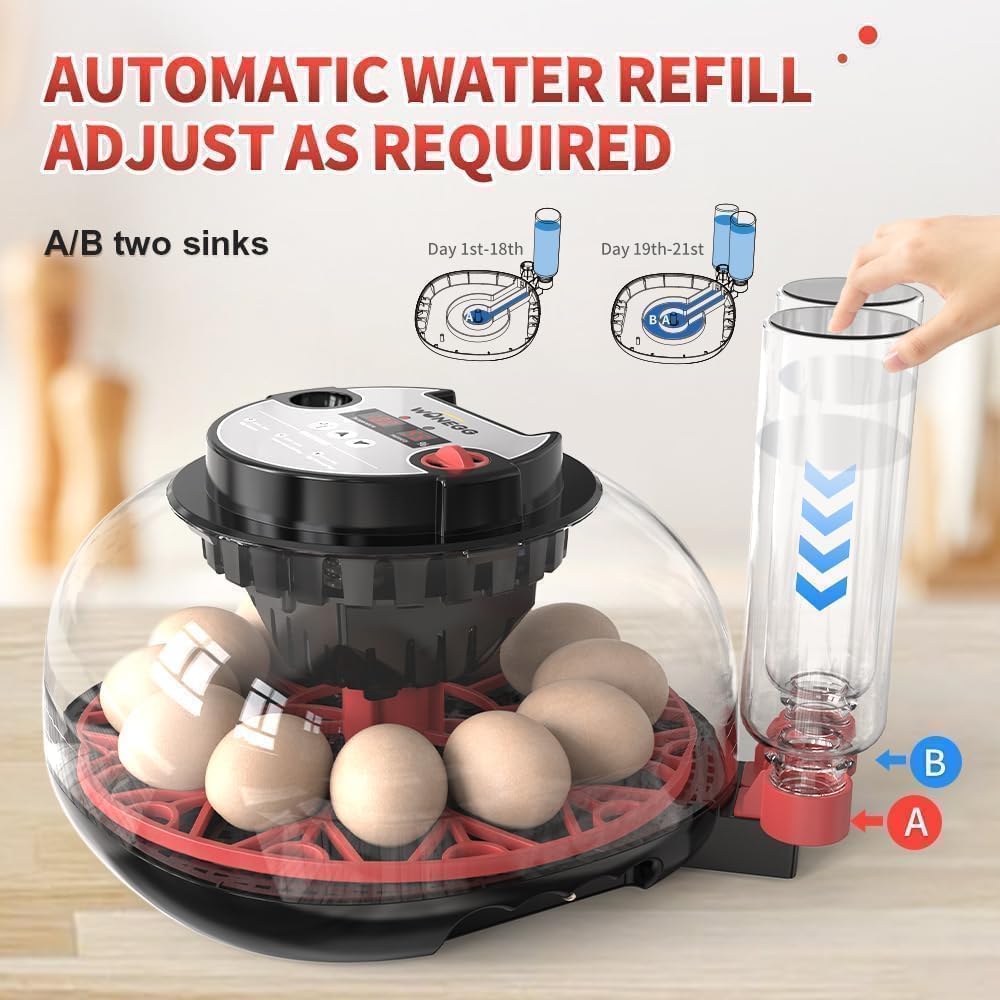 Nest II dual humidity bottles enabling easy moisture control