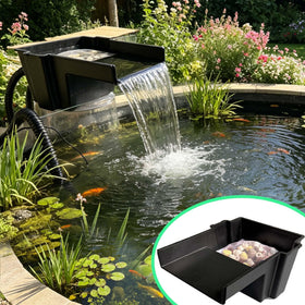 Shellshine 8-inch waterfall box compatibility ensures seamless integration and reliable filtration.