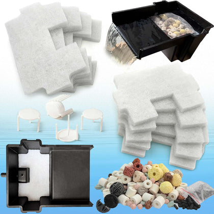 Shellshine pond filter pad closeup for powerful debris capture and smoother waterfall flow.