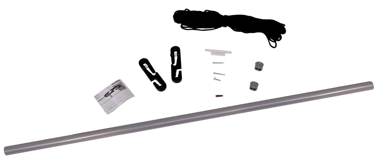 ShelterLogic Pull-Eaze door kit with pulley mechanism for smooth one-pull access.