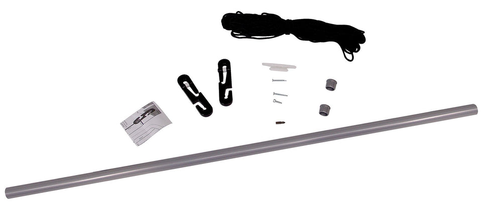 ShelterLogic Pull-Eaze door kit with pulley mechanism for smooth one-pull access.