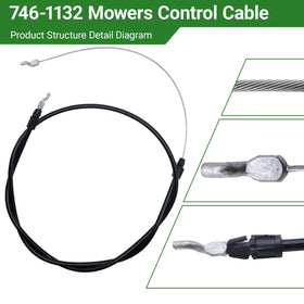 ShengBaiYang all-weather mower cable designed to resist rust and wear.