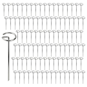 SHENGWANGYANGLUO 6-inch galvanized stake top view for secure landscape edging.