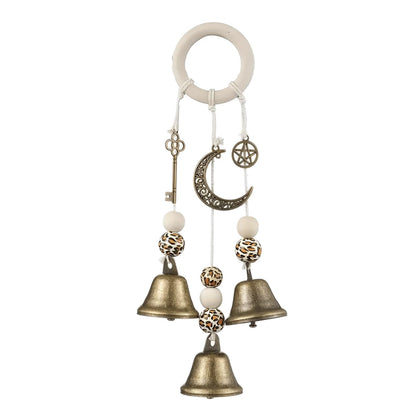 SHENGYIYISHENG witch bells with three bells adds subtle jingle and boho charm to your entry