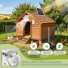 SHENVITASO dual charging with 25W solar panel for flexible setup