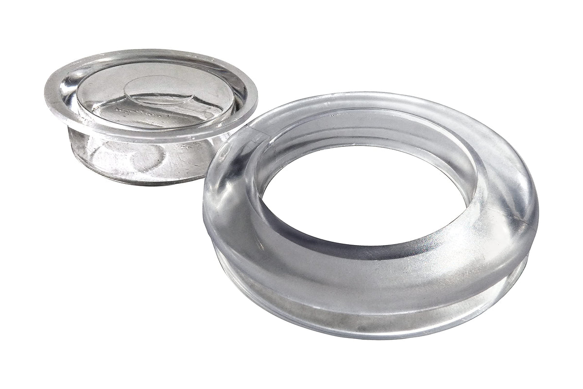 Transparent Shepherd 3030 design blends with finish and reduces wobble