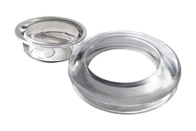 Transparent Shepherd 3030 design blends with finish and reduces wobble